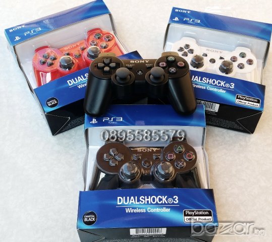 Джойстик SONY за PS3 PlayStation 3 безжичен, снимка 4 - Аксесоари - 20547174
