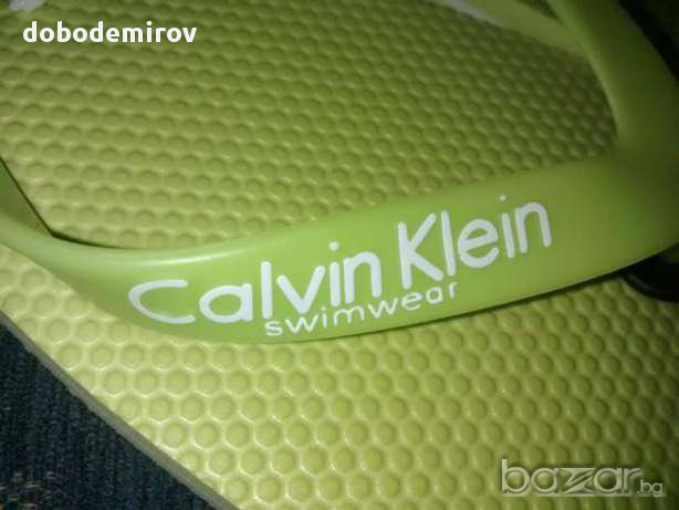 Нови джапанки/чехли Calvin Klein Calving F/Flop оригинал, снимка 2 - Джапанки - 14606590
