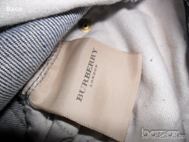 100 % Men's Burberry Jeans 30 Regular оригинални мъжки дънки + подарък маркова риза, снимка 16 - Дънки - 11674828