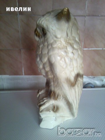 стара статуетка-бухал , снимка 2 - Антикварни и старинни предмети - 9849951