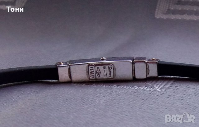 Мъжка гривна Zancan Gioielli 18 kt. White gold , Diamonds, снимка 9 - Гривни - 25856898