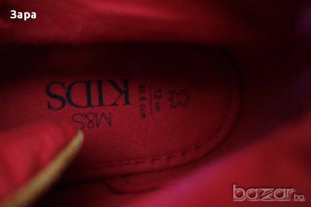 велурени обувки Marks & Spencer, 33ти и 37ми номер, снимка 7 - Детски маратонки - 14895152