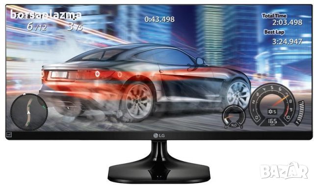 Монитор LG 25UM58-P IPS LED 21:9, 2560x1080, 75 Hz, 5ms, HDMI, снимка 2 - Монитори - 23006195