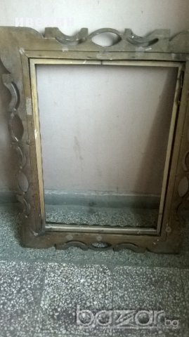 ажурна дървена рамка с подрамка, снимка 5 - Други - 17533561