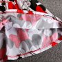Мини Маус разкроена детска рокля с червени точки горна част 2-6 г, снимка 3