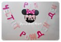 надписи по поръчка на тема Мини Маус за детски рожден ден, снимка 1 - Други - 16480585