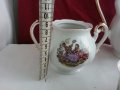  фин порцелан чаши за кафе чайник захарница латиера zajecar, снимка 9