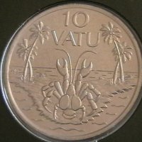 10 вату 1983, Вануату, снимка 1 - Нумизматика и бонистика - 22793356