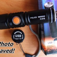  Акумулаторен прожектор / 80 грама / с USB зареждане, снимка 4 - Къмпинг осветление - 19417454