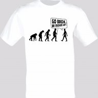 Човешка еволюция Human Evolution Funny Go Back We Fucked Up Тениска Мъжка/Дамска S до 2XL, снимка 1 - Тениски - 14568472