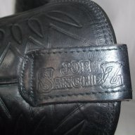 Уникални рокерски боти от бизонски бокс "Joe Sanchez" genuine leather / естествена кожа , снимка 5 - Дамски боти - 14614539