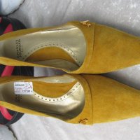 НОВИ луксозни дамски обувки CHARLES JOURDAN, 35- 36, 3х 100% естествена кожа отвън, отвътре и отдолу, снимка 6 - Дамски обувки на ток - 21680308