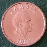 2 нгве 1983, Замбия, снимка 2 - Нумизматика и бонистика - 16286892