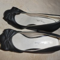 Черни обувки на ток , снимка 4 - Дамски елегантни обувки - 26202516