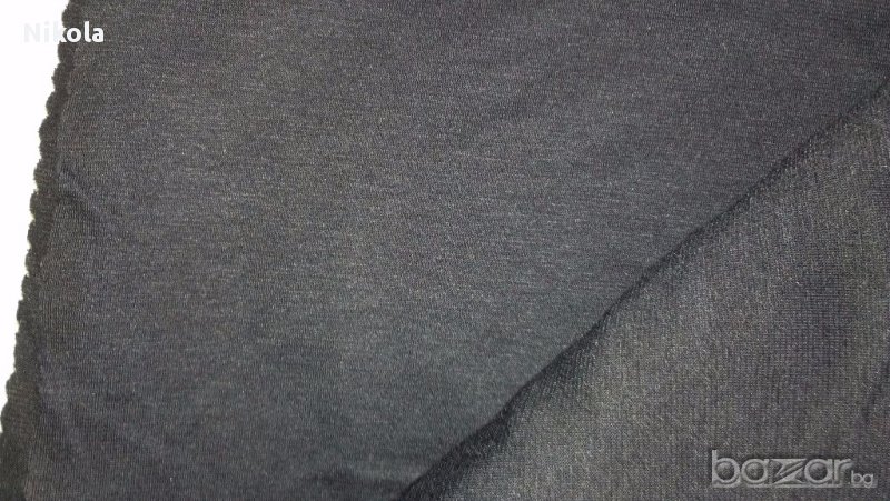 Черно фино трико - лъскаво и еластично 150см / 190см , снимка 1