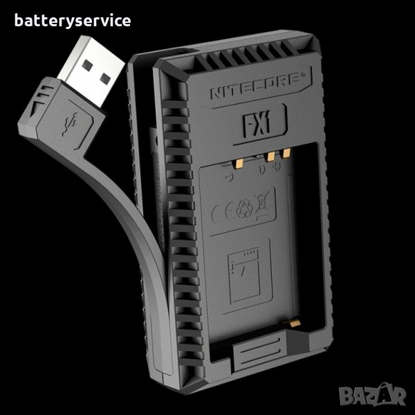 USB зарядно за батерии, за фотоапарати Fuji, снимка 1