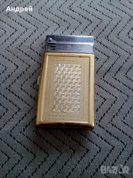 Стара табакера ,запалка Sunflower, снимка 1