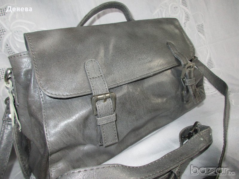 ЕСТЕСТВЕНА КОЖА на ТHE MONTE - дамска маркова чанта, снимка 1