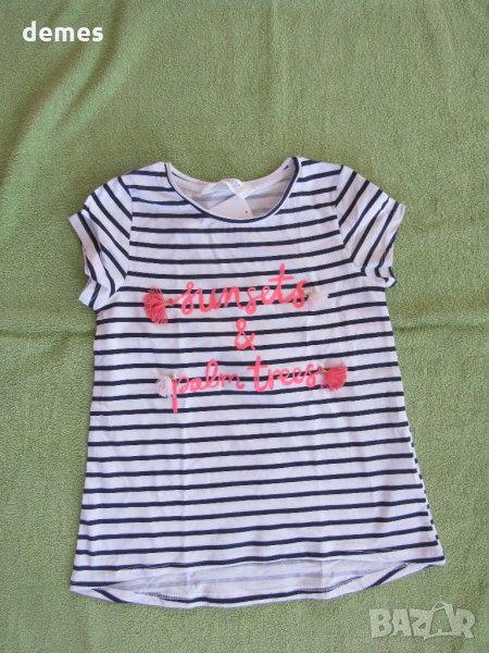 Детска тениска за момиче Н&М размер 122/134, нова, снимка 1