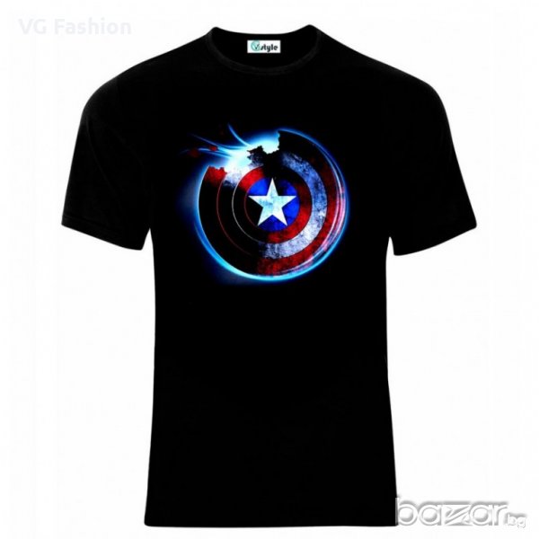 Мъжка Тениска Captain America, снимка 1