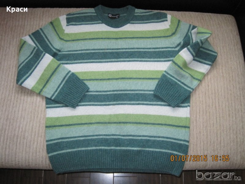 Красив зелен пуловер М р-р, снимка 1