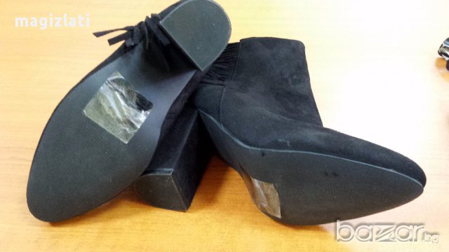 Нови дамски боти с ресни №40/41, снимка 10 - Дамски боти - 15968932