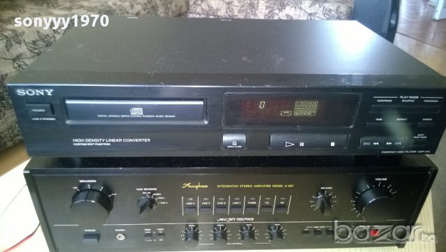 sony & accuphase e-207-внос швеицария