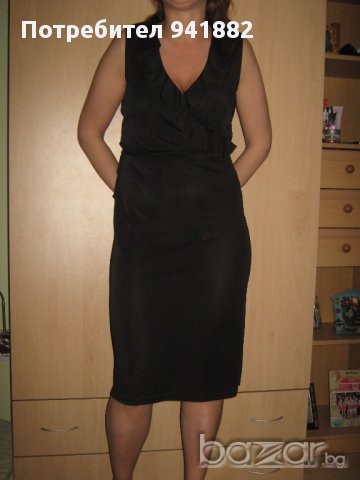 Стилна черна рокля Only, снимка 3 - Рокли - 10037753