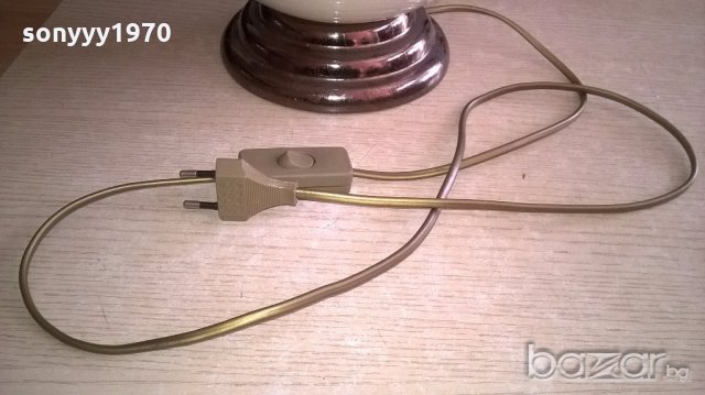 огромен немски лампион-мрамор/керамика/метал-внос швеицария, снимка 17 - Антикварни и старинни предмети - 19687644