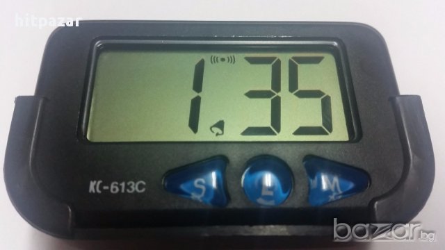 Електронен часовник за кола със стойка, снимка 1 - Аксесоари и консумативи - 14942116