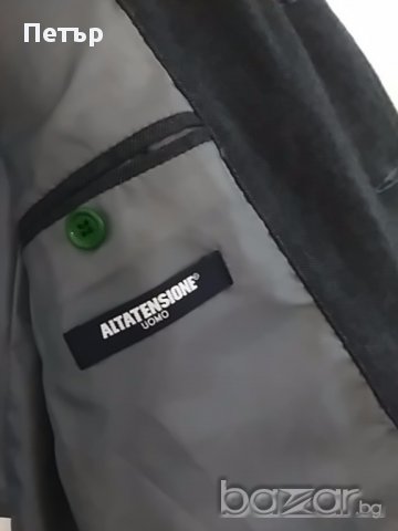 ALTATENSIONE мъжко елегантно дънково сако италианско размер 50, снимка 4 - Сака - 17736417