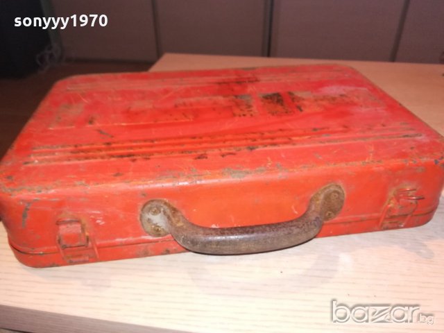 hilti-метален куфар за инструменти-38х25х8см-внос швеицария, снимка 17 - Други инструменти - 20556499