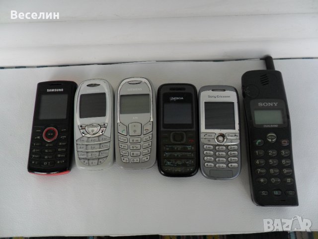 Стари мобилни телефони- 7 броя., снимка 1 - Антикварни и старинни предмети - 12667860