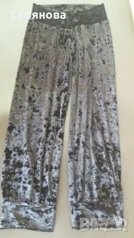 Комплект дамска тениска поло и панталон черно кадифе, снимка 8 - Костюми - 18845966