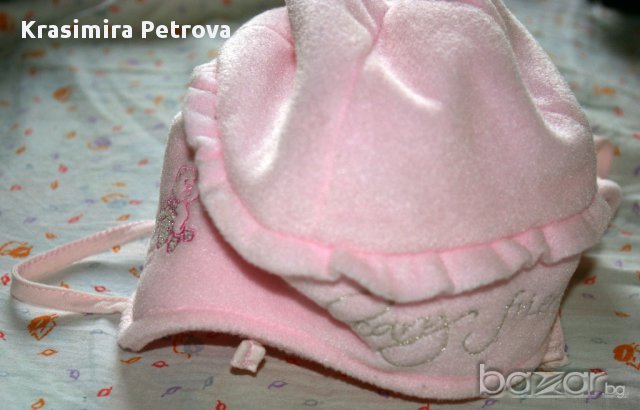 Зимна шапка - 3-6 месеца, снимка 3 - Бебешки шапки - 10000717