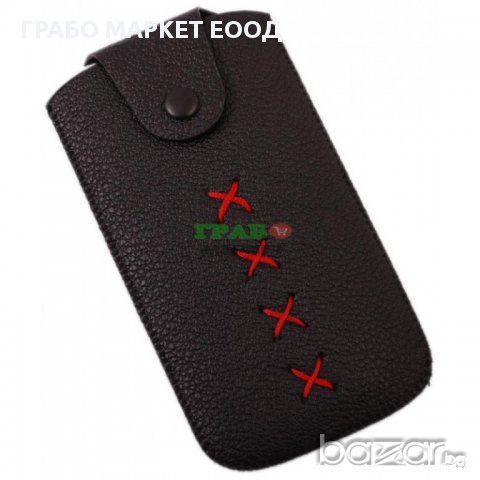 Калъф за телефон iPHONE 5 с капаче с копче, снимка 1 - Калъфи, кейсове - 15964711