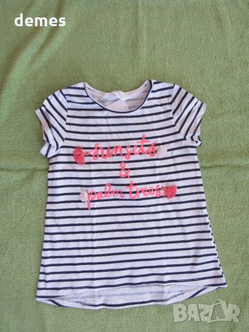 Детска тениска за момиче Н&М размер 122/134, нова