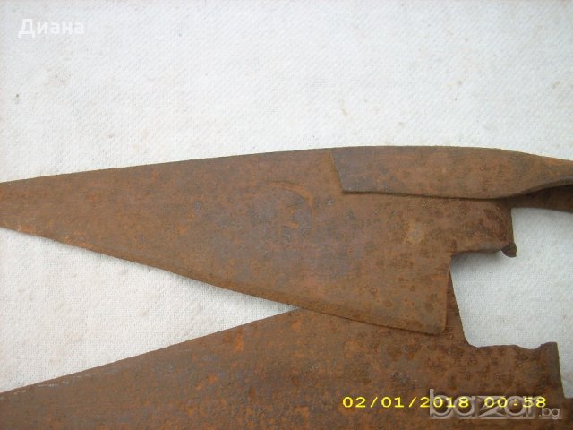 стара кована ножица за стригане на овце , снимка 6 - Антикварни и старинни предмети - 21042387