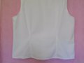 Два различни броя / Памучна риза без ръкави бяла и екрю / голям размер , снимка 8
