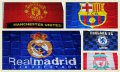  Знамена с футболни отбори - Барселона, Реал, Ливърпул, Манчестър,Челси , снимка 1 - Други спортове - 10700546