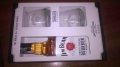 поръчани-стъкло-само стъкло-jim beam-празна бутилка и 2 чаши за колекция, снимка 4