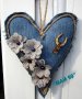   Сърце от дънков плат, снимка 1 - Романтични подаръци - 20357981