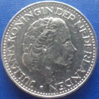  Монета Нидерландия 1 Гулден 1969 г., снимка 2 - Нумизматика и бонистика - 21016072