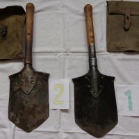 Ретро войнишка лопата модел 1915 год. BLECKMANN MURZZUSCHLAG 1915 Австрия два броя, снимка 4 - Други ценни предмети - 21561409