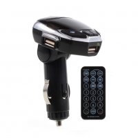 3100050570 FM Трансмитер Iron Man Bluetooth FM предавател с LCD екран 2 USB MP3 плейър SD Remote, снимка 1 - Аксесоари и консумативи - 25826512
