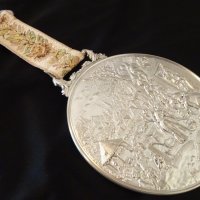 WMF релефно пано,картина от калай Есен. , снимка 1 - Антикварни и старинни предмети - 25555302