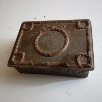 стара посребрена антикварна кутийка-арт деко, снимка 1 - Антикварни и старинни предмети - 21698101