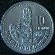 10 центаво 1994, Гватемала, снимка 1 - Нумизматика и бонистика - 7873613