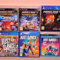 Нови ps3 ps4 Minecraft Just Dance Майнкрафт Денс, снимка 1 - Игри за PlayStation - 20186208