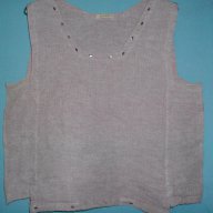 Ленена блузка "Salto" / голям размер , снимка 1 - Корсети, бюстиета, топове - 14661234